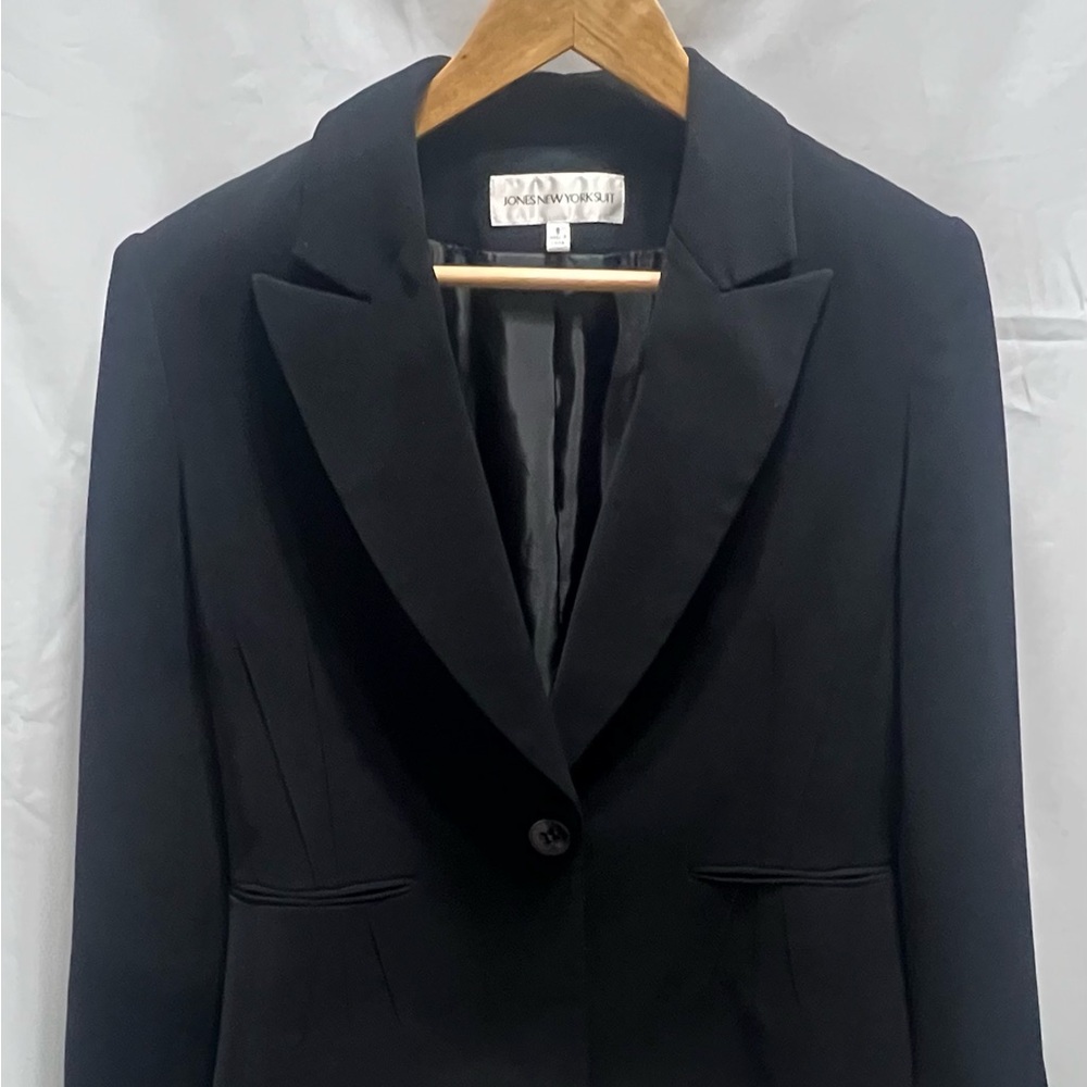 Jones New York Black Blazer Professional Suit Jacket